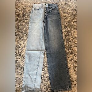 half and half pacsun jeans